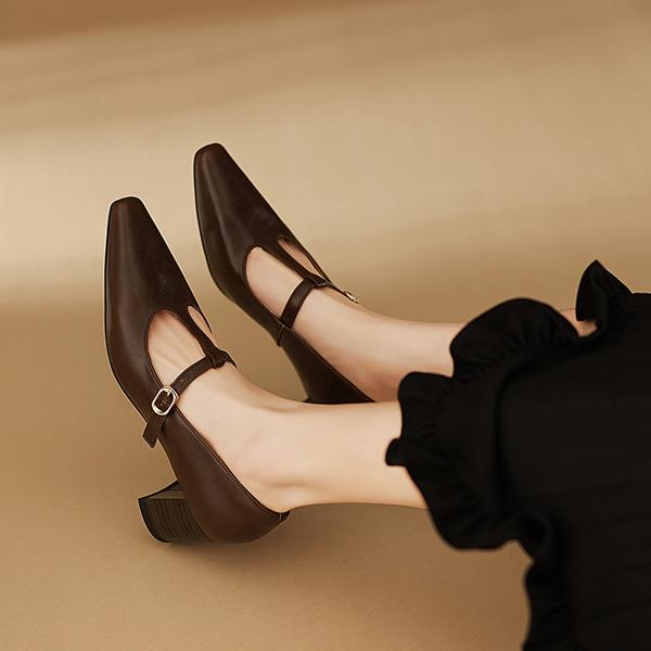 Exquisite Handcrafted Leather Women's Shoes: Elegant, Luxurious, and High-Quality.(Edamaijia81696F)