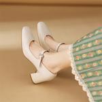 Exquisite Handcrafted Leather Women's Shoes: Elegant Luxury Craftsmanship(Edamaijia81733F)