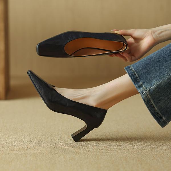 Exquisite Handmade Leather Women's Shoes: Luxury Meets Elegance(Edamaijia9318F)