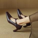 Handcrafted Genuine Leather Women's Shoes: Luxurious Elegance and Craftsmanship(Edamaijia9320F)