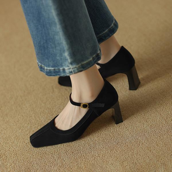 Exquisite Handcrafted Leather Women’s Shoes: Elegance Redefined(Edamaijia9322F)