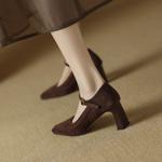 Exquisite Handcrafted Leather Women’s Shoes: Elegance Redefined(Edamaijia9322F)