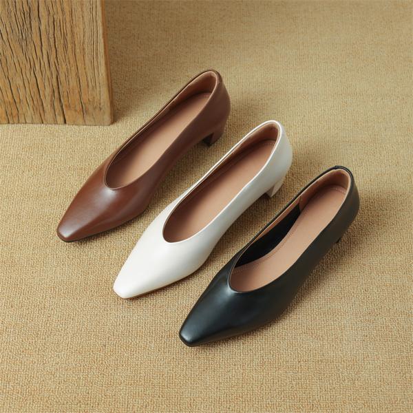 Handcrafted Genuine Leather Women's Shoes: Exquisite Craftsmanship & Luxury Elegance(Edamaijia81988F)