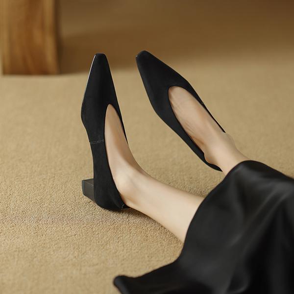 Handcrafted Luxury Leather Women's Shoes: Elegance in Every Stitch(Edamaijia82001F)