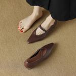 Exquisite Handmade Leather Women's Shoes, Elegance Redefined(Edamaijia82028F)