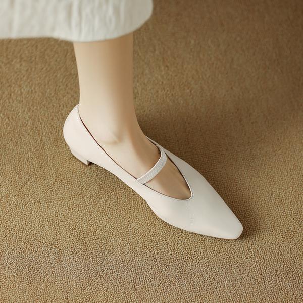 Exquisite Handmade Leather Women's Shoes, Elegance Redefined(Edamaijia82028F)