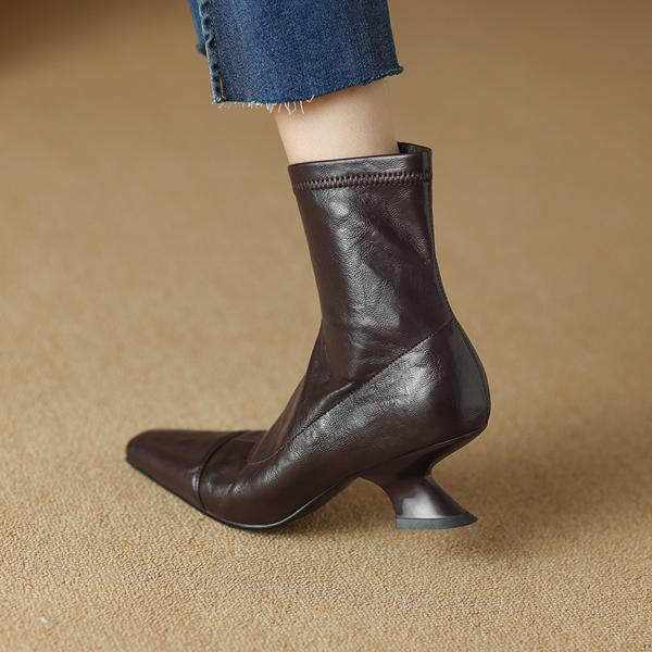 Handcrafted Genuine Leather Women's Shoes: Exquisite Craftsmanship & Elegant Luxury(Edamaijia81980F)