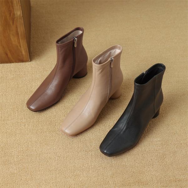 Handcrafted Genuine Leather Women's Shoes — Luxurious Elegance in Every Stitch(Edamaijia82056F)