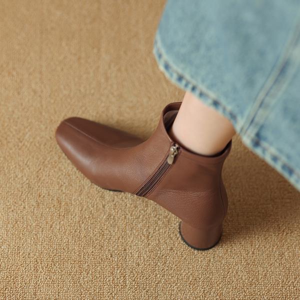 Handcrafted Genuine Leather Women's Shoes — Luxurious Elegance in Every Stitch(Edamaijia82056F)