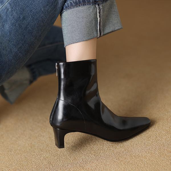 Handcrafted Genuine Leather Women's Shoes: Luxury & Elegance(Edamaijia82089F)