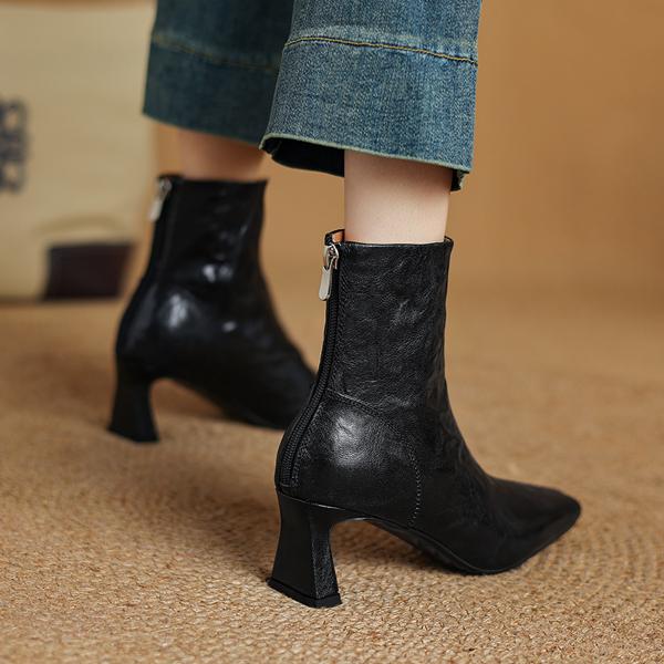 Exquisite Handcrafted Leather Women's Shoes: Elegance Meets Luxury(Edamaijia81601)