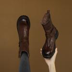 Luxurious Handmade Leather Women's Shoes with Exquisite Craftsmanship(Edamaijia82130F)