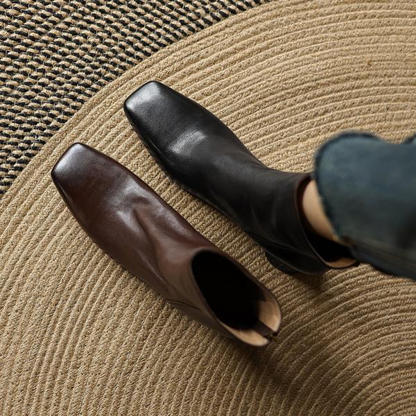 Crafted Elegance: Luxury Handmade Leather Women's Shoes of Exquisite Quality(Edamaijia82156F)