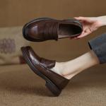 Exquisite Handmade Leather Women's Shoes: Luxurious Craftsmanship & Elegance(Edamaijia82158F)