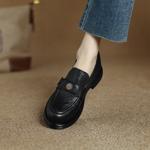 Handcrafted Genuine Leather Women's Shoes - Elegant Luxury品质(Edamaijia82161F)