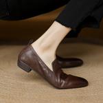 Exquisite Handcrafted Leather Women's Shoes: Where Luxury Meets Elegance(Edamaijia82173F)