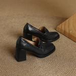 Handcrafted Luxury Leather Women's Shoes: Elegant Artistry in Quality(Edamaijia82177F)