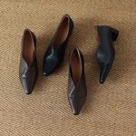 Handcrafted Luxury Leather Women's Shoes(Edamaijia82171F)