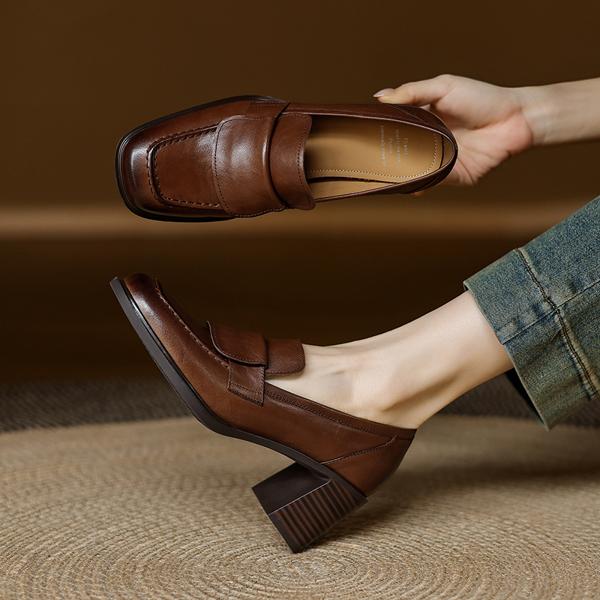 Handcrafted Luxury Leather Women's Shoes - Exquisite Quality & Elegant Craftsmanship(Edamaijia82189F)