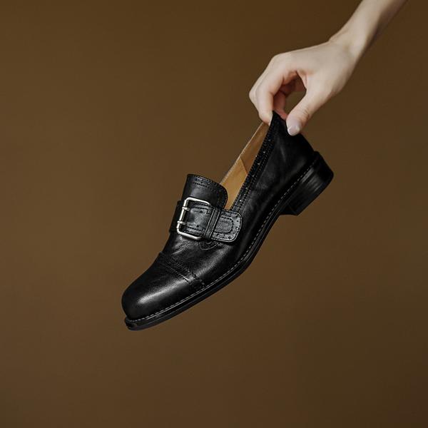 Handcrafted Leather Women's Shoes: Luxurious Elegance Redefined(Edamaijia82188F)