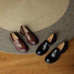 Luxurious Handmade Leather Women's Shoes: Elegant Craftsmanship(Edamaijia82190F)