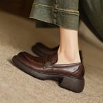 Handcrafted Luxury Leather Women's Shoes: Elegant Design and Exquisite Craftsmanship(Edamaijia82196F)