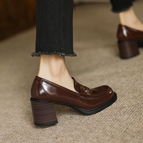 Handcrafted Luxury Leather Women's Shoes for Elegant Style(Edamaijia82197F)