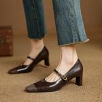 Luxurious Handmade Genuine Leather Women's Shoes - Exquisite Craftsmanship & Elegance(Edamaijia82199F)