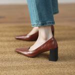 Elegant Handcrafted Leather Women's Shoes of Luxury(Edamaijia9326F)