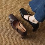 Handcrafted Luxury Leather Women's Shoes - Exquisite Elegance(Edamaijia9323F)