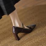 Handcrafted Luxury Leather Women's Shoes - Exquisite Elegance(Edamaijia9323F)