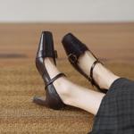 Handcrafted Luxury Leather Women's Shoes - Exquisite Elegance(Edamaijia9323F)