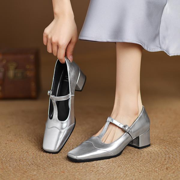 Exquisite Handcrafted Leather Women's Shoes: Elegance Meets Luxury(Edamaijia82200F)