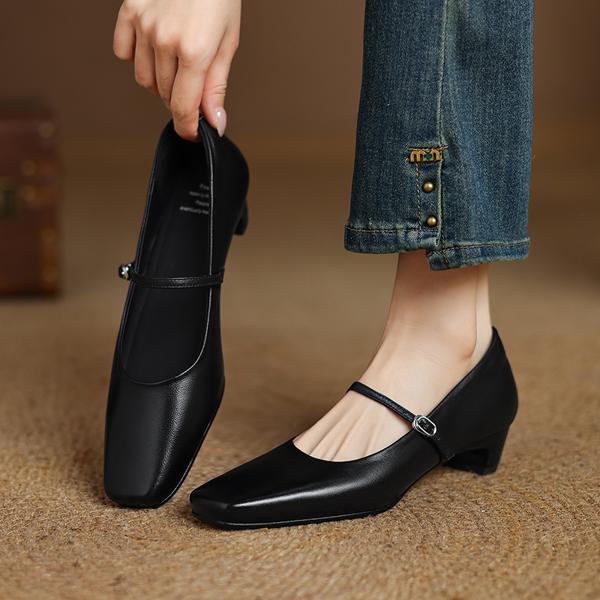 Exquisite Handcrafted Leather Women’s Shoes for Elegance(Edamaijia82201F)