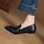 Elegant Handcrafted Leather Women's Shoes - Luxury Quality(Edamaijia82217F)