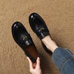 Exquisite Handmade Leather Women's Shoes: Timeless Luxury & Elegance(Edamaijia82218F)