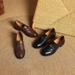 Exquisite Handmade Leather Women's Shoes: Timeless Luxury & Elegance(Edamaijia82218F)