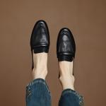 Handcrafted Genuine Leather Women's Luxury Shoes(Edamaijia82277F)