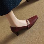 Handcrafted Luxurious Leather Women's Shoes: Elegance in Every Stitch(Edamaijia82275F)