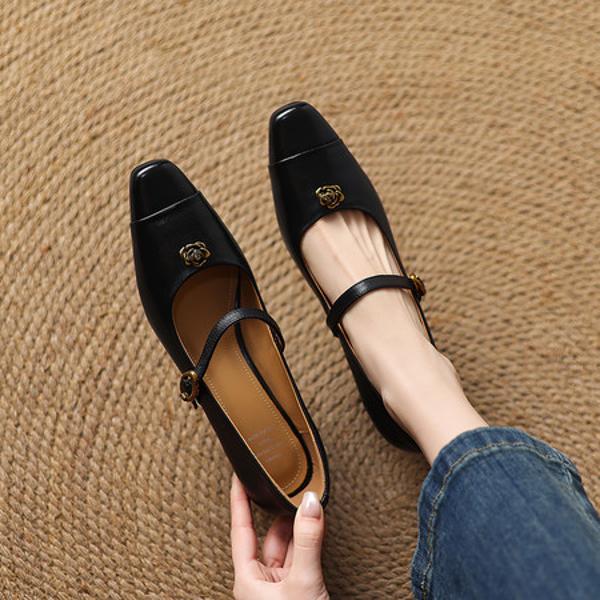 Luxurious Handmade Leather Women's Shoes: Exquisite Craftsmanship and Elegance(Edamaijia82222F)