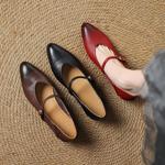 Exquisite Handcrafted Leather Women's Shoes: Luxury & Elegance(Edamaijia82226F)