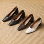 Crafted Luxury: Elegant Genuine Leather Handmade Women’s Shoes(Edamaijia9328F)