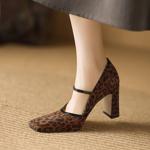 Handcrafted Luxury Leather Women's Shoes with Elegance(Edamaijia9329F)