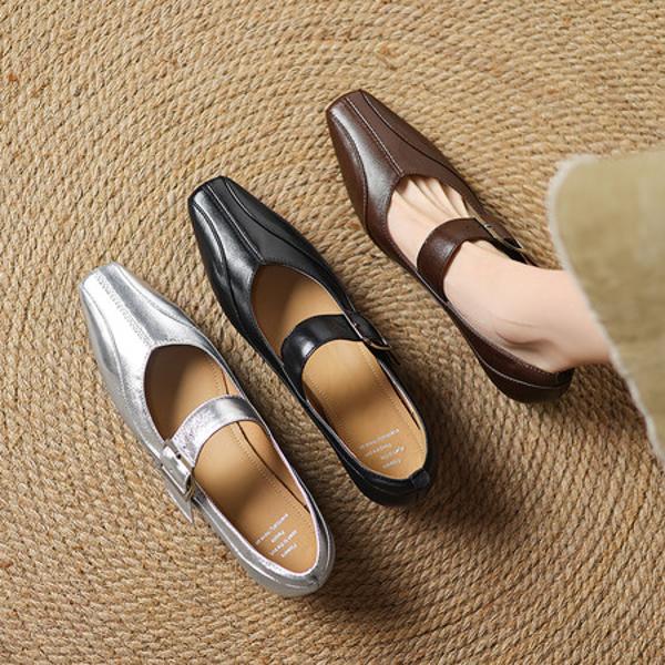 Luxury Handmade Leather Women's Shoes: Exquisite Craftsmanship(Edamaijia82231F)