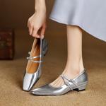 Exquisite Handcrafted Leather Women's Shoes: Luxury and Elegance Combined(Edamaijia82209F)