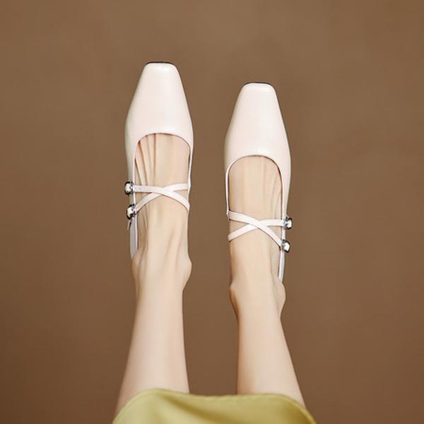 Exquisite Handcrafted Leather Women's Shoes: Luxury and Elegance Combined(Edamaijia82209F)