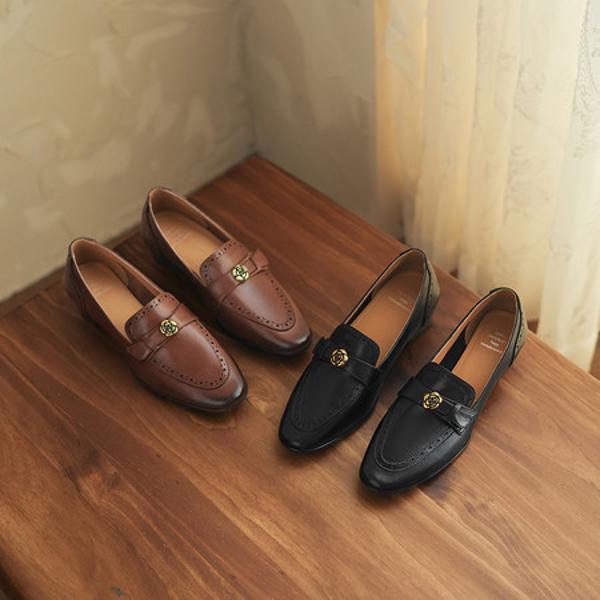 Handcrafted Leather Women's Shoes: Luxury Meets Artisanal Elegance(Edamaijia82290F)