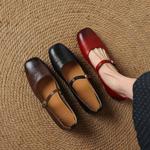 Elegant Handcrafted Leather Shoes: Luxury Artistry & Quality(Edamaijia82233F)