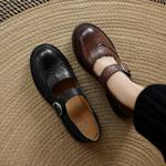 Exquisite Handcrafted Leather Shoes for Elegant Women(Edamaijia82260F)