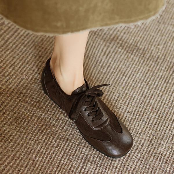 Handcrafted Genuine Leather Women's Shoes - Luxury Elegance(Edamaijia82265F)